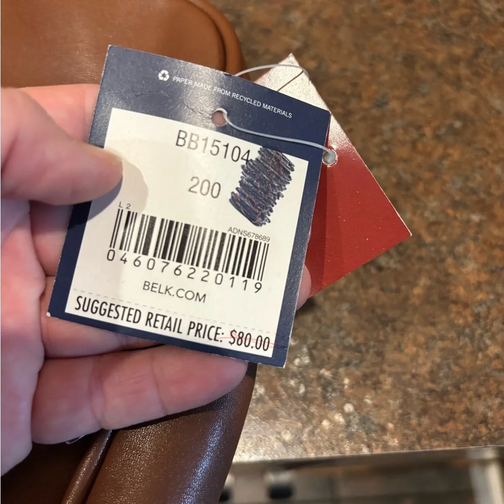NWT Classic Tan brief case Bag